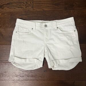 EUC Aeropostale Women's Denim Shorts in White